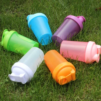 400ML Plastikust Käsi Shaker Valgu Pulber Tassi Shaker Cup Milkshake Cup Sport Valgu Pulbri Segamise Tassi Waterbottle Vee Cup