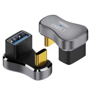 Meeste ja Naiste Pistiku Adapter Painutatud 180 Kraadi Type-C Laiendamine Adapter USB-C Converter Auru Lülitage Mängukonsool