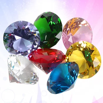 100 Tk Värvilised Teemant Söögituba Laud Decor Pärlmutterläiget Tekitavad Akrüülist Vaas