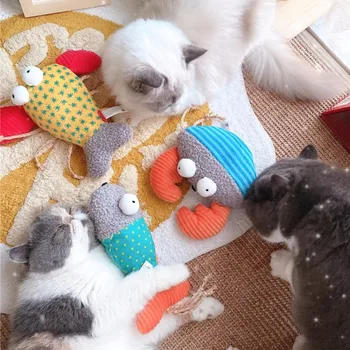 Väike Kass on Mereannid Õhtusöök Kassi Mänguasjad Sisseehitatud Reverb Paber Lafite Õled Trossi Interaktiivsed Mänguasjad Cat Toy-Seeria Lemmikloomade Mänguasjad