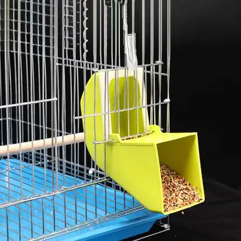 Splash jaoks Tuvi Rippuvad Automaatne Plastikust Bird Feeder Lind Tarvikud Papagoi Söötmine Seadmed Lindude Toidu Mahuti