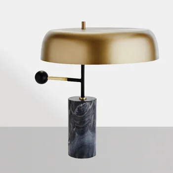 Põhjamaade kaasaegse loomingulise sise-elutuba laua lamp kunsti magamistuba uuringu disainer kerge luksus marmor tabel lamp laua kerge
