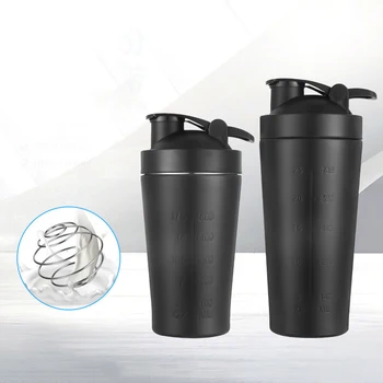Roostevabast Terasest Valgu Shaker Cup Portable Fitness Sport Kruus Väljas Drinkware Vee Pudel Kaasaskantav Shakers