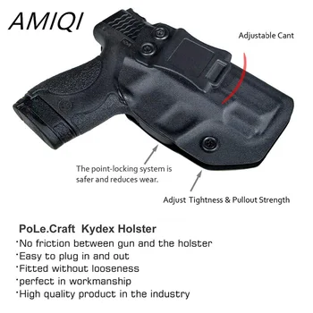AMIQI IWB Vasakule-Paremale Universaalne Relv Kotti Taktikaline Kabuur Peidetud kandekott Sobib M&P Kilp 2.0-9mm .40 S&W Mudel