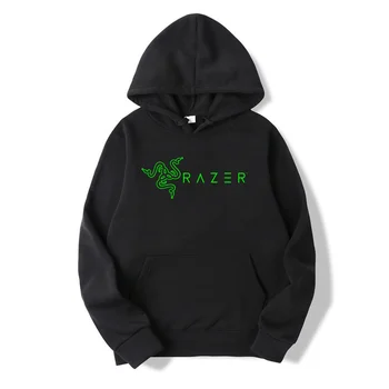 Talvel Puuvill Oluline Meeste Mängude Seadmed Razer Logo Topp Naiste Pusad Graafiline Hupparit Y2k Pikkade Varrukatega Unisex M-5XL