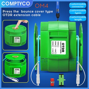 COMPTYCO OM4 OTDR Käivitada Kaabli Kiu 150~2000M (valikuline)mitmemoodiline Mode Test Pikendus Juhe Surnud Tsoon Eliminator SC/UPC~SC/UPC