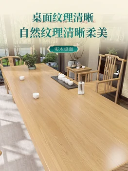Täispuidust tee lauda ja tooli, ühe laua ja viis toolid, uued Hiina majapidamiste diivanilaud, office diivanilaud