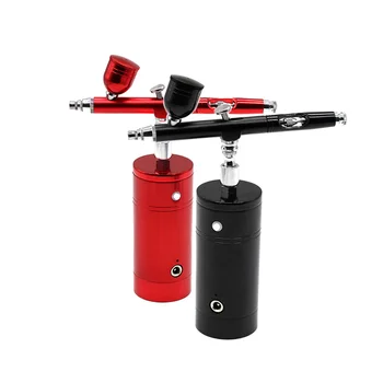 0,3 mm Otsik Pen Set Mini õhukompressor Spray Gun DIY Küünte Värvi Kook Värvimine Professionaalne Mudel Värvimine Tööriist