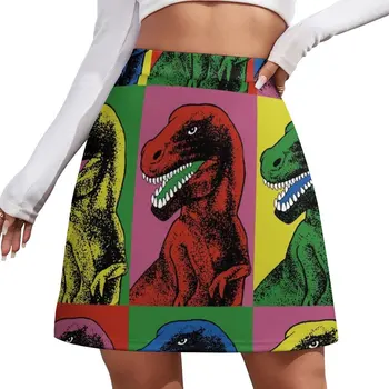 Dinosaurus Pop Art Mini Seelik šikk ja elegantne naine seelik seelikud jaoks naiste 2023