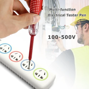 100-500V 2 in 1 Multi-function Elektri-Tester Pen Kruvikeeraja Detektor