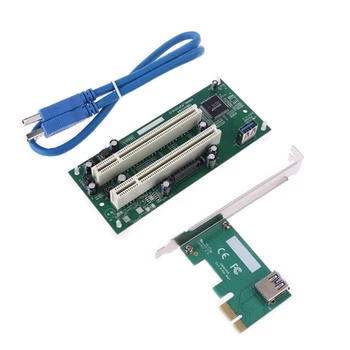 PCI-Express Dual PCI Laiendada Adapter Kaardi USB3.0 Lisada Kaarte Converter PCIE Dropship