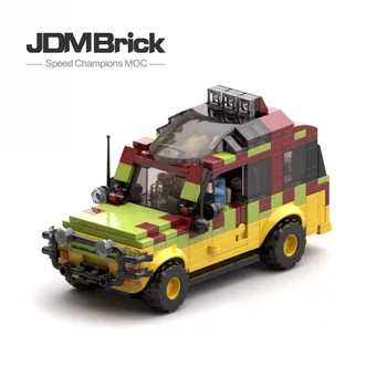 Käsitöö DIY Kollaaž Building Block Set Auto Jeep KES-25912 Kamuflaaž Mudel Teenetemärgi
