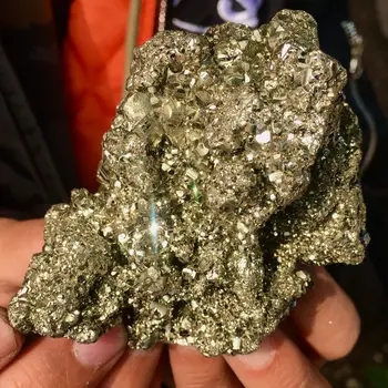 Looduslik Pyrite Crystal Klastri Ebaregulaarne Kivi Kivi Mineraalse Proovi Reiki Kodu Kaunistamiseks Töötlemata Mineraalsed Kristallid Näidis