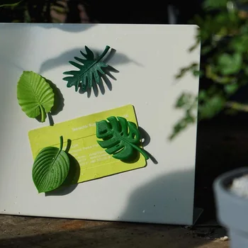 4TK PVC Külmkapi magnet loominguline taim cartoon Magnet kleebised Sõnum Fotod külmkapimagneteid Kirjatarvete kodu kaunistamiseks
