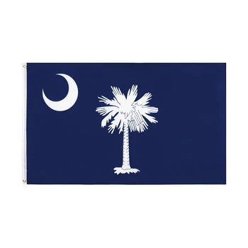 JohninUSEA 90x150cm USA Lõuna-Carolina Lipu 3x5ft USA Riigi Banner
