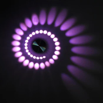 3W Kaasaegne Minimalistlik LED seinavalgusti Spiraal Sconce KTV Decor Energiasäästu