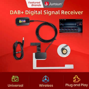 Junsun Auto Raadio DAB+ Võimendatakse Antenni Adapter Auto Stereo Android 8.1 9.0/10.0 Auto Tarvikud