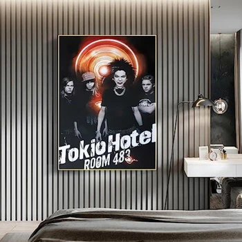 Tokyo Hotel Muusika Tuba Maxie Blokeerida Mountain Rühm Bänd, Muusika Kunsti Maali Magamistuba Kaunistamiseks Plakateid Office Kingitused Wall Decor