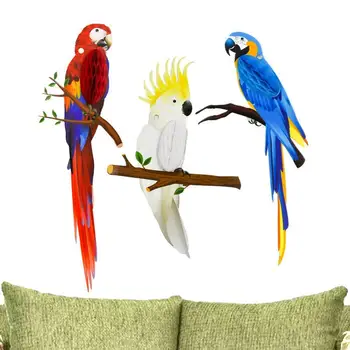 Troopilised Linnud Pool Kaunistused Loominguline Lind Partei Asjade 3D-Raamat Linnud Sisselõigete Suvel Baar Pool Decor centerpiece