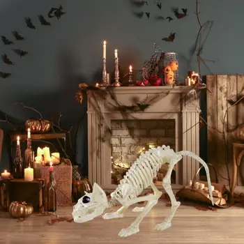 Dekoratiivsed Rekvisiidid Karmea Halloween Decor Vaik Skelett Skulptuur Vares Spider Sisalik Kaunistama Puhkus Pool Kodu Aias Muru