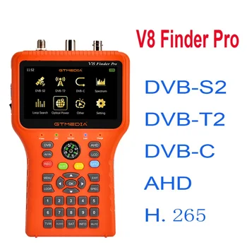 GTMEDIA V8 Finder Pro DVB-S2, DVB-T2 ja DVB-C Digital Satellite Finder-Meter