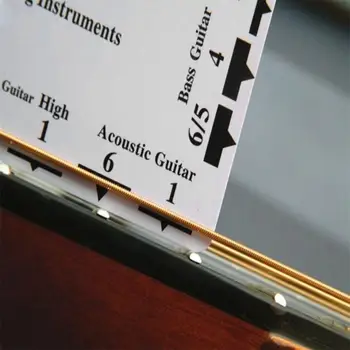 Kitarr String Kõrguse Mõõtmise Vahend kahepoolne Kitarr Fingerboard Mõõtmise Näidik Kerge Muusikariistade Tarvikud