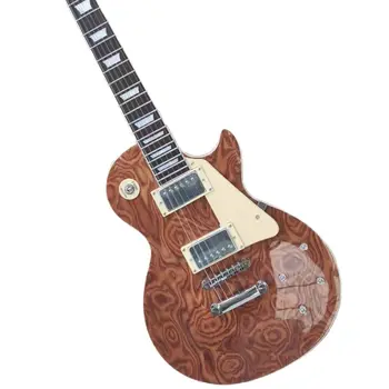 Kohandatud uus stiil, logi värvi suur lille muster electric guitar, rosewood fingerboard, kõrge kvaliteet, kiire tarne
