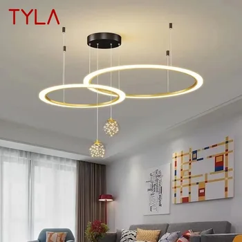 TYLA Põhjamaade Ripats Lamp Kaasaegne LED Loominguline 3 Värvid Lühter Ring Ring Valgustid Kodu-elutuba Magamistuba Decor