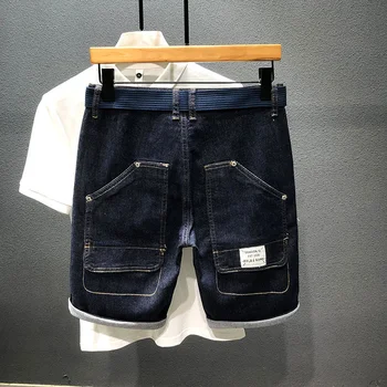 2022 suvel uue isikliku tasku tööriiete Kauboi lühikesed PÜKSID meeste mood brändi kärbitud püksid õhukesed püksid lahti püksid