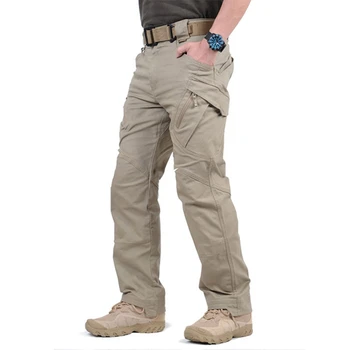 IX9 97% Puuvill Meeste Sõjalise Taktikalise Cargo Püksid Meestele SWAT Võidelda Armee Püksid Meeste Vabaaja Palju Taskuid Venitada Puuvillased Püksid