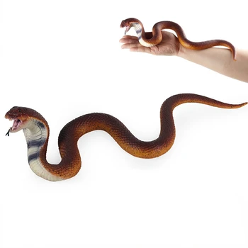 OozDec Kapuuts-madu TPR Pehmest Kummist Madu Lõgismadu Kuldne Pythoni Loomade Mudel Halloween Trikk Mänguasi, Kõigi Pühakute Päev Mänguasi