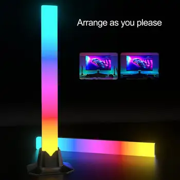 Usb Ümbritseva Valguse Värv-muutuv Valgus Dünaamiline Rgb Led Riba koos Puldi Mängimine Tv Backlight Pc Tuba Monitor