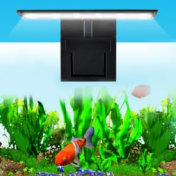Kala Tank Klipp Kerge Klamber Väike Akvaarium Tuled 12 LED ' Idega Valge Valgustus 220V 6W Edendada Vee Taimede Kasvu Y5GB