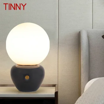 TINNY Keraamilised Laua Valgustus Touch Dimmer kaasaegse LED Põhjamaade Loomemajanduse Dekoratiivsed Öölambid