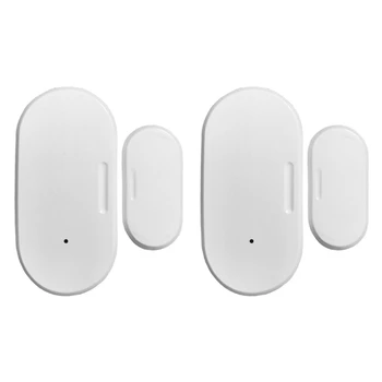 2X Tuya Zigbee Ukse-Ja Akna Sensor Smart Home Automation Turvalisuse Smartlife APP Alarm Puldi reaalajas Push