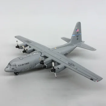 1/400 Skaala USA õhujõudude C-130H transpordilennukite Simulatsiooni Mudel Lennuk Mänguasi Kuvada Kogumine Teenetemärgi Näidata