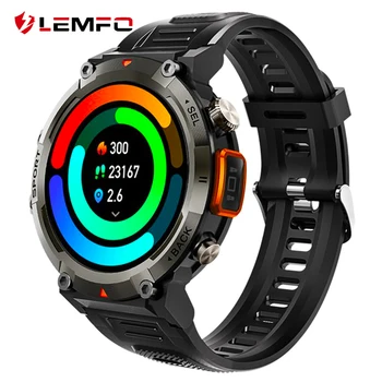 LEMFO smart kellad meestele toetust, vastata ja helistada 110 sport režiim järelevalve Smartwatch 2023 7 päeva aku eluiga 1.45