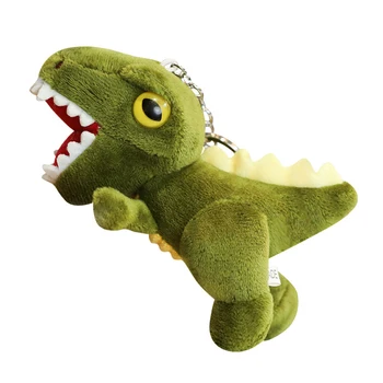 Armas Dinosaurused Võtmehoidja Cartoon Türannosaurus Täidisega Palus Mänguasjad, Plüüš-Nukk Key Keti Ripats Lapsed