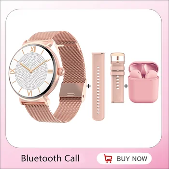 Smartwatch Kulla Naised Täielik heebrea Smart Watch 2023 Bluetooth-Kõnele Vastamine Whatsapp Teatamise IP68 Veekindel Fitness Tracker