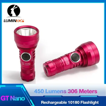 Mini Laetav LED Taskulambid Võtmehoidja Kerge EDC 10180 10440 Välgu Valgust Veekindel Laterna Osram NM1 Lumintop GT Nano Punane