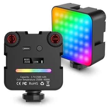 Uus VL84 RGB Video Tuled Mini LED Kaamera Tuli 2000mAh Laetav LED Panel Lamp Foto, Video, Valgustus Youtube ' i Tik tok